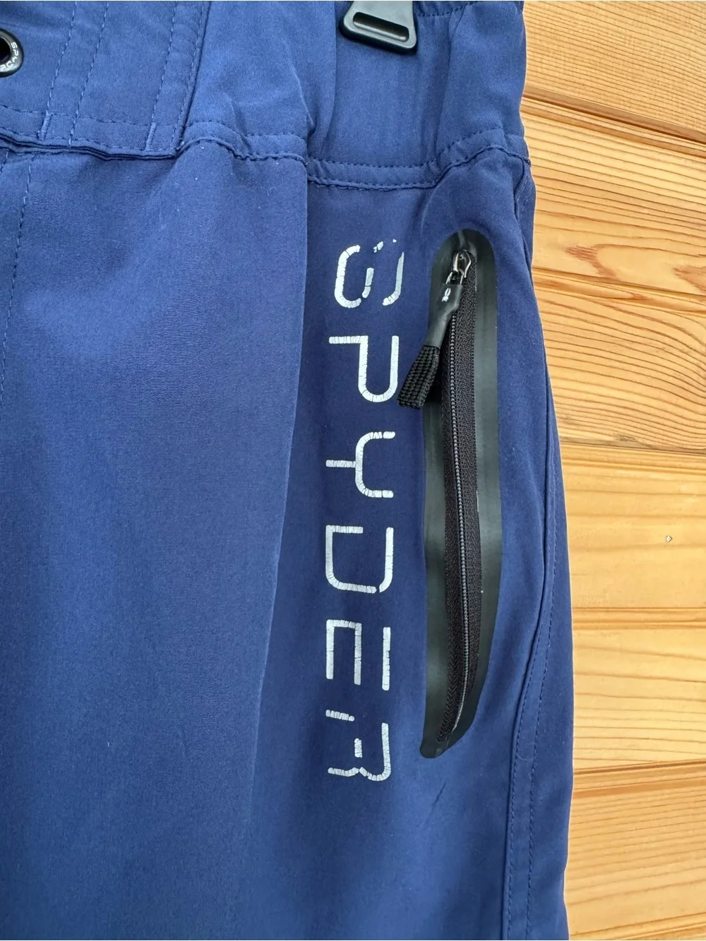 SPYDER | Men’s Board Shorts Swim Trunks | Size Large | Navy Blue | Performance